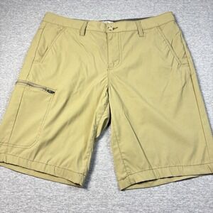 Original Weatherproof Vintage Tan The Trail Shorts Stretch 34 Pockets Quick-Dry